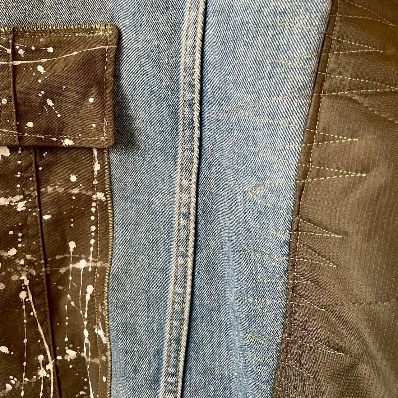 再構築denim jacket