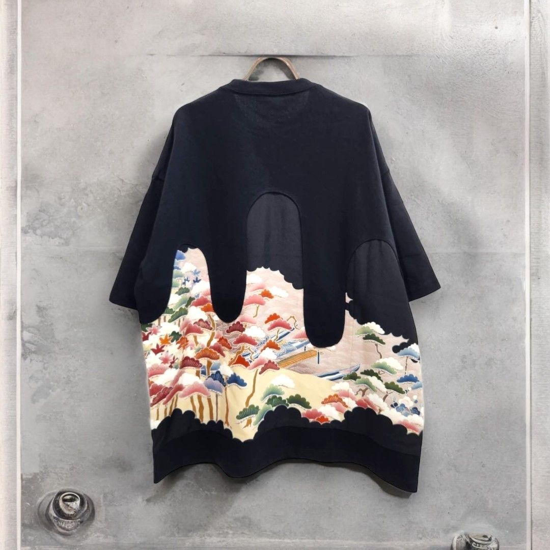 namiuchi kimono T-shirt 有明ガーデンrecollect店 着物 Tシャツ リメイク 再構築 remake オーバーサイズ knt0001