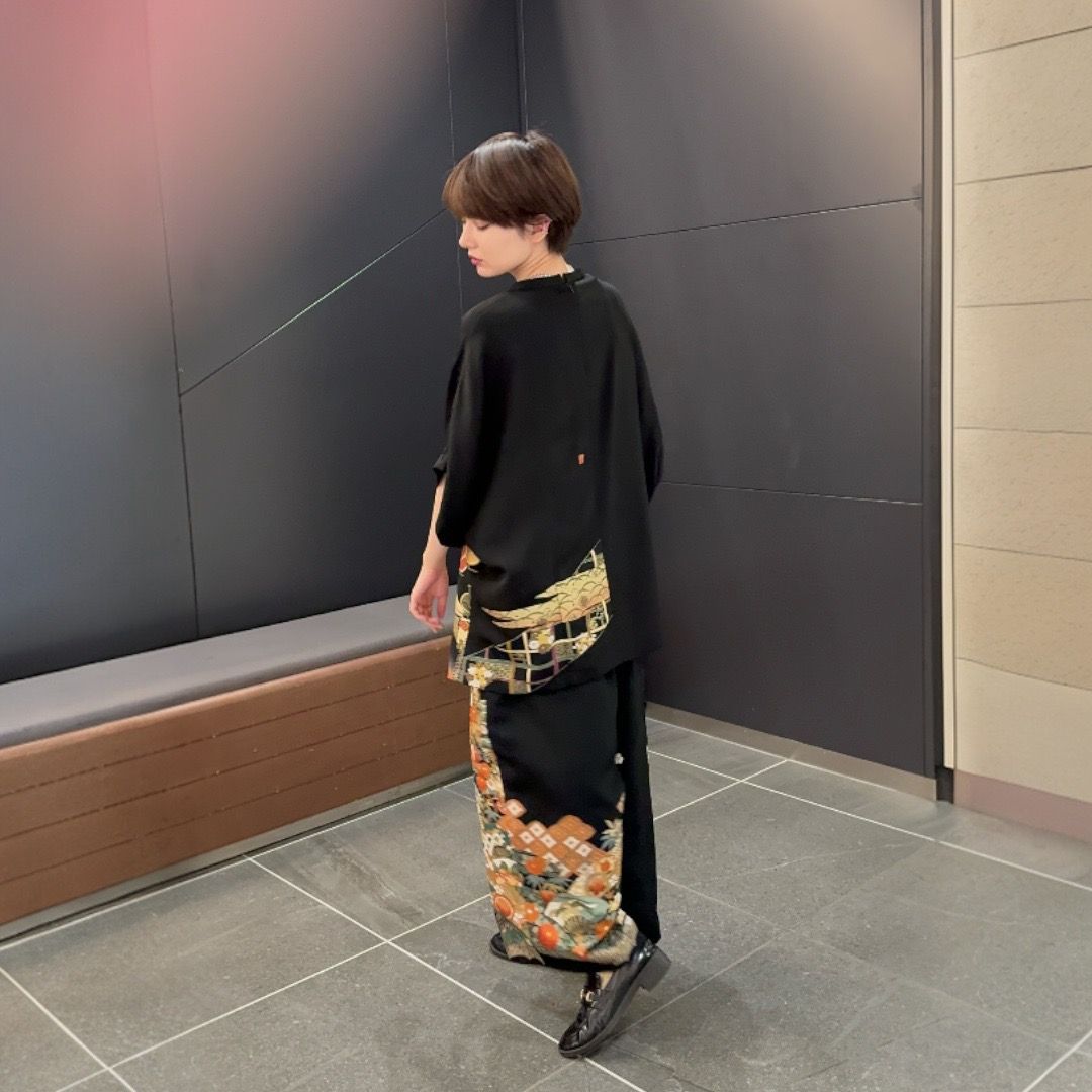kimono easy pants Ariake Garden Recollect store kimono pants easy pants remake kp0002