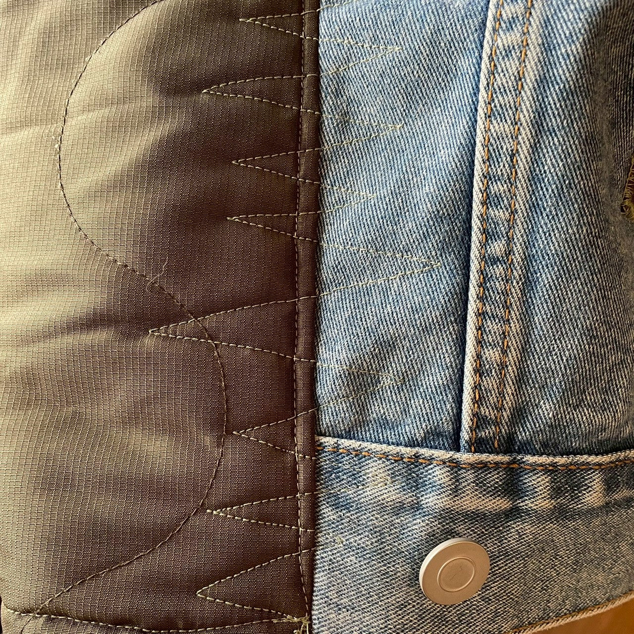 再構築denim jacket