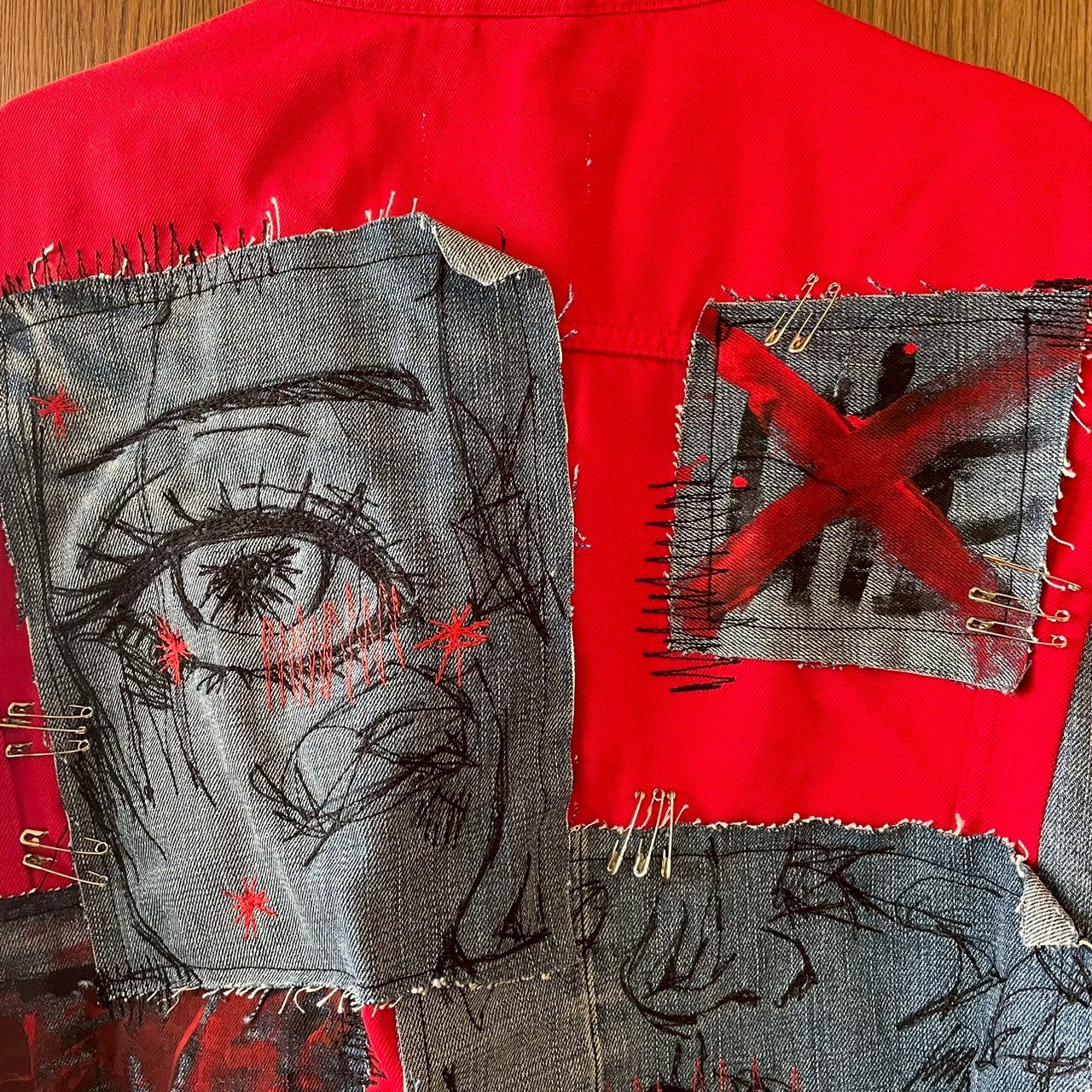 再構築denim jacket