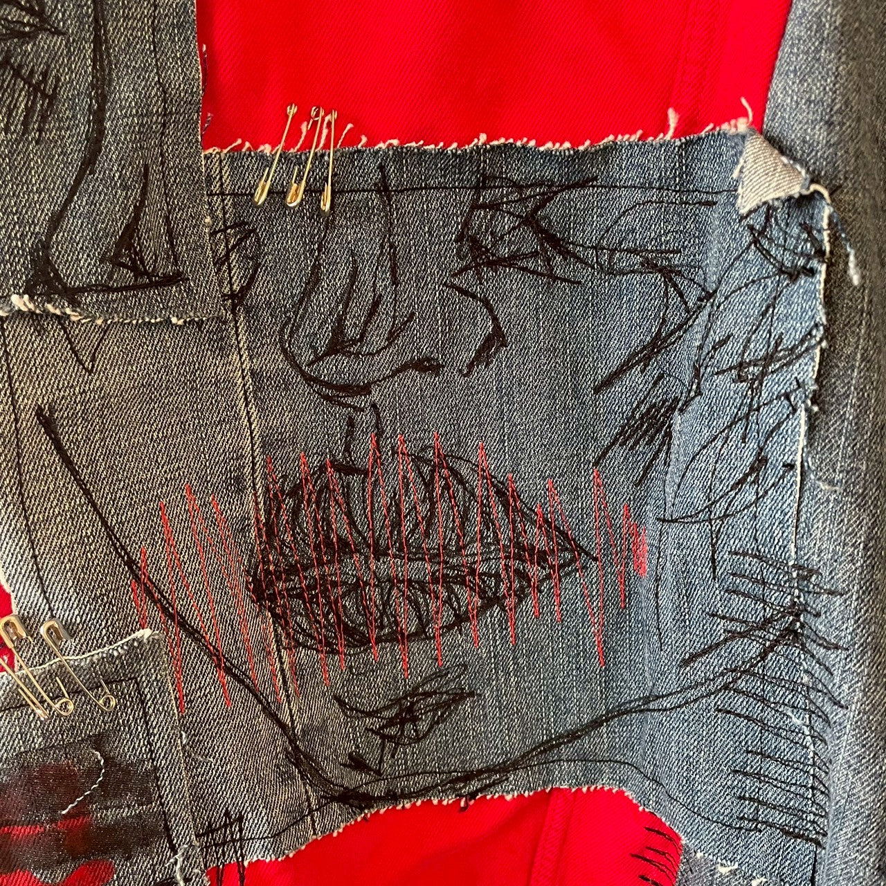 再構築denim jacket
