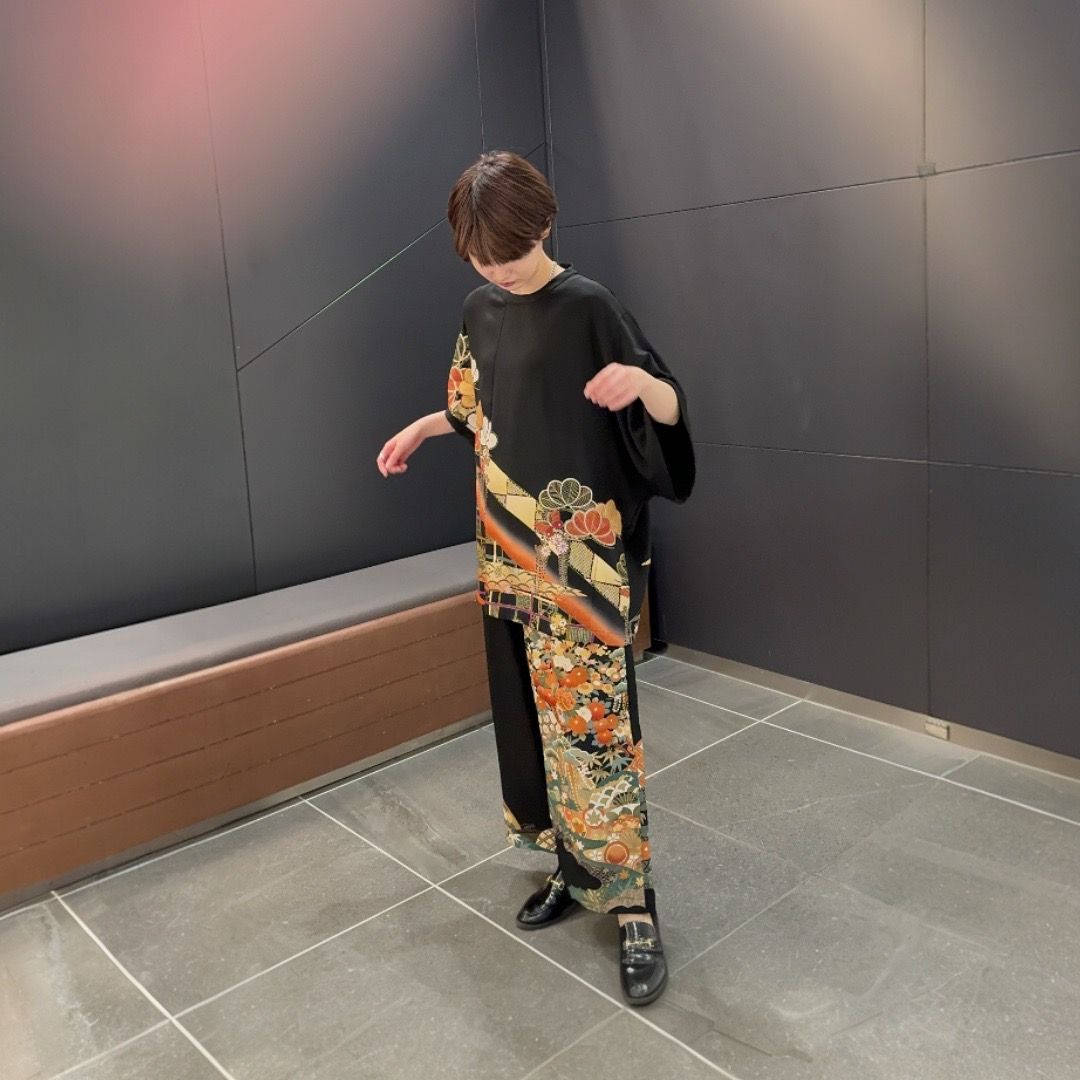 kimono easy pants 有明ガーデンrecollect店 着物 パンツ イージーパンツ リメイク remake kp0001