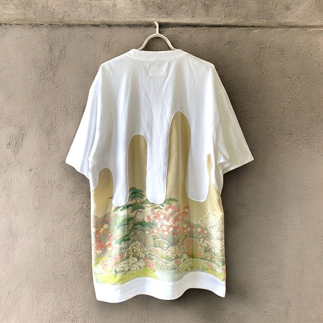 namiuchi kimono T-shirt 有明ガーデンrecollect店 着物 Tシャツ リメイク 再構築 remake オーバーサイズ knt0009