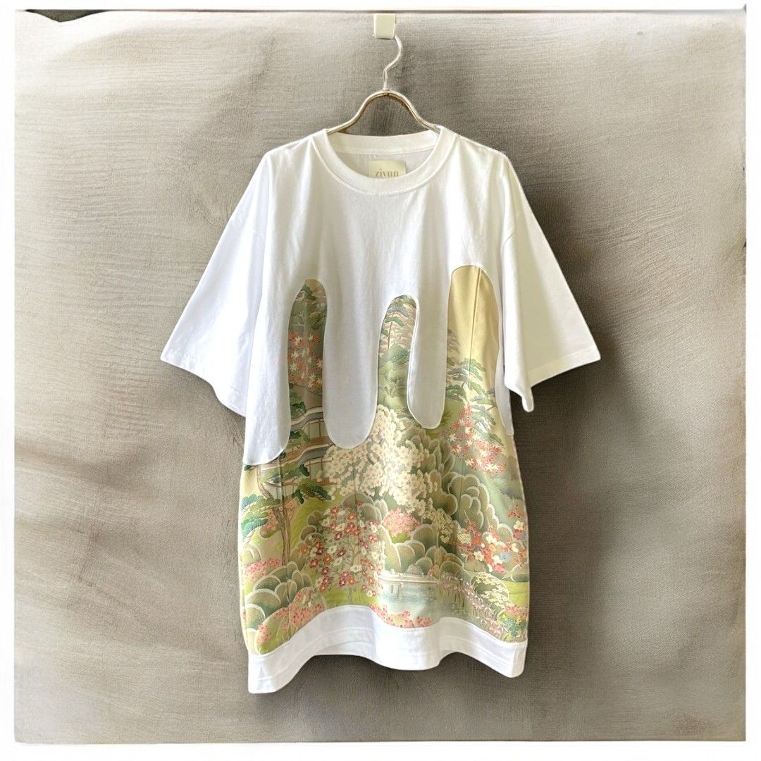 namiuchi kimono T-shirt 有明ガーデンrecollect店 着物 Tシャツ リメイク 再構築 remake オーバーサイズ knt0009