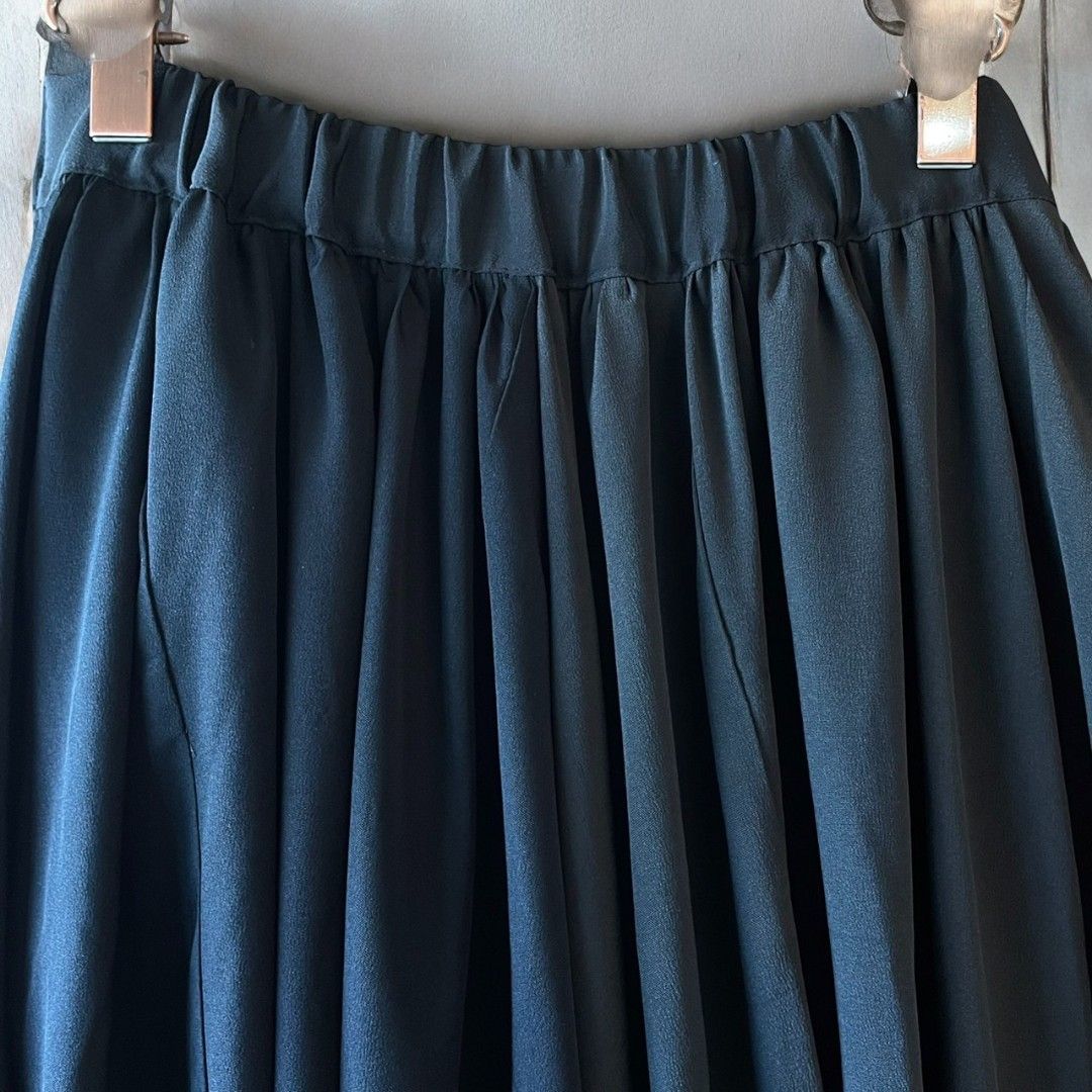 ロングスカート レディース リメイク 着物 黒留袖 黒 ブラック kimono balloon skirt バルーンスカート recollect有明ガーデン店