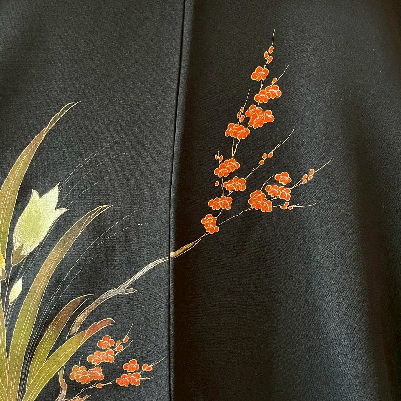 着物フーディ パーカー 帯 黒留袖 リメイク remake メンズ レディース recollect有明ガーデン店 NO.0002