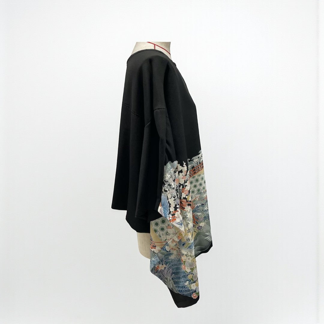 kimono tomesode sweatshirt