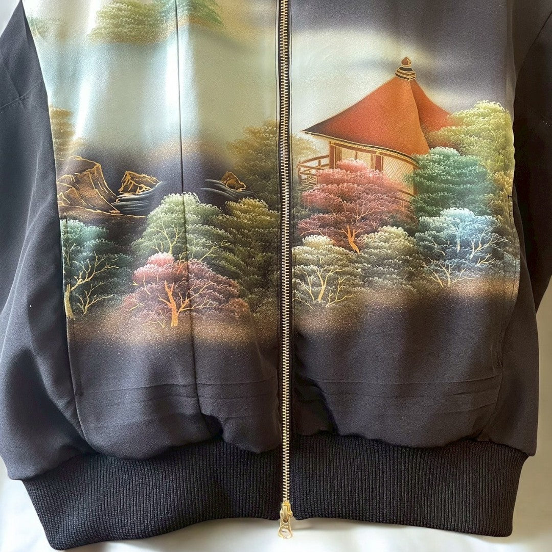 kimono landscape hoodie