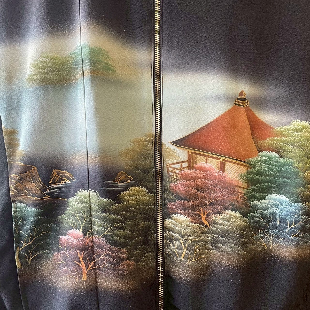 kimono landscape hoodie