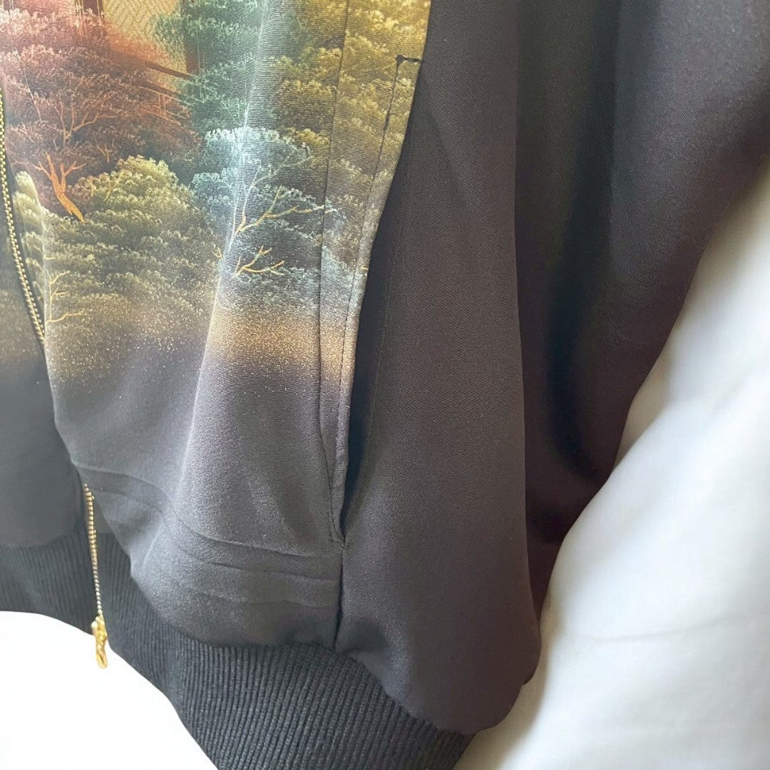 kimono landscape hoodie