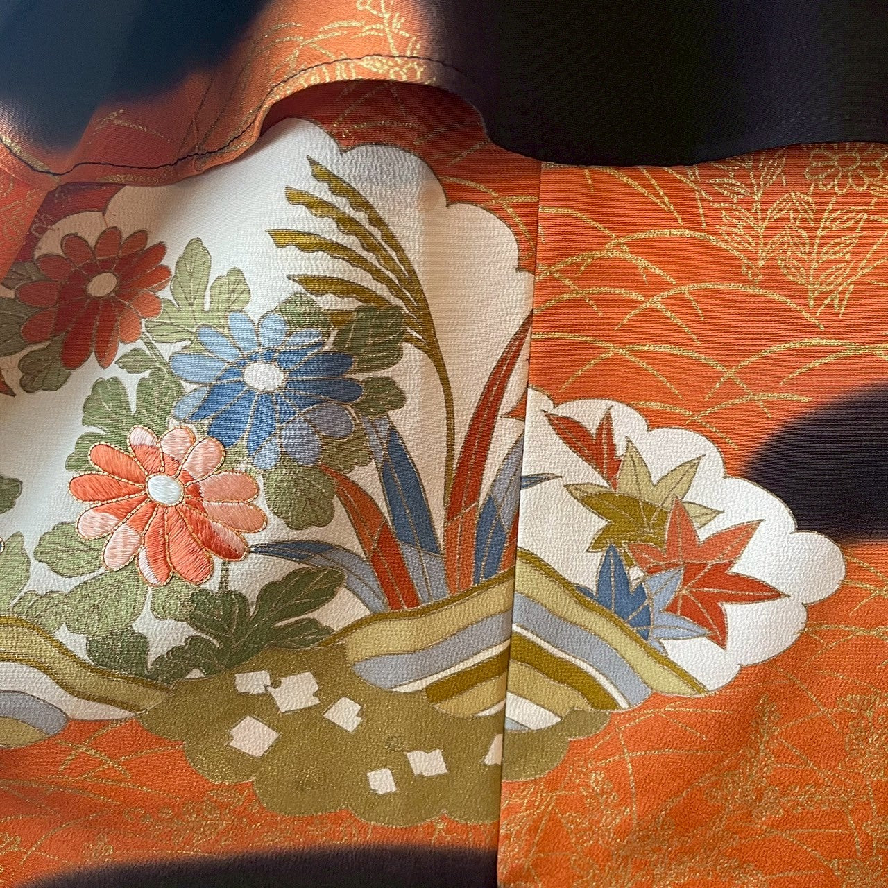 kimono tiered shirts remake リメイク 黒留袖 recollect有明ガーデン店