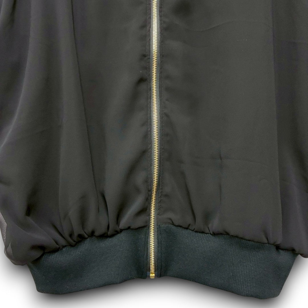 kimono sheer phoenix MA-1 bomber jacket
