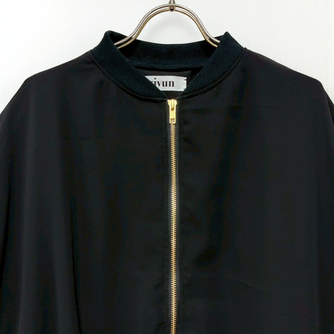 kimono sheer phoenix MA-1 bomber jacket