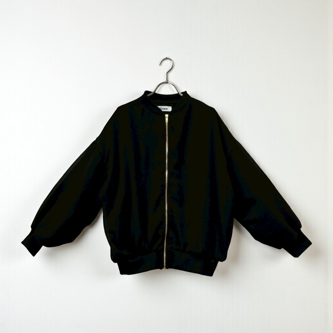 kimono sheer phoenix MA-1 bomber jacket
