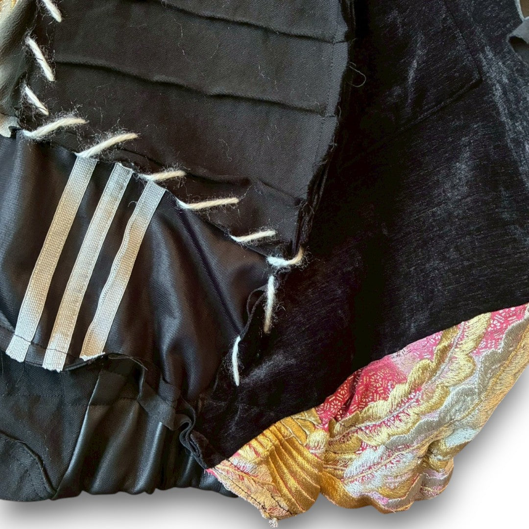 Kurotomesode × Vintage Reconstructed MA-1 Jacket Unisex One-of-a-kind zivun