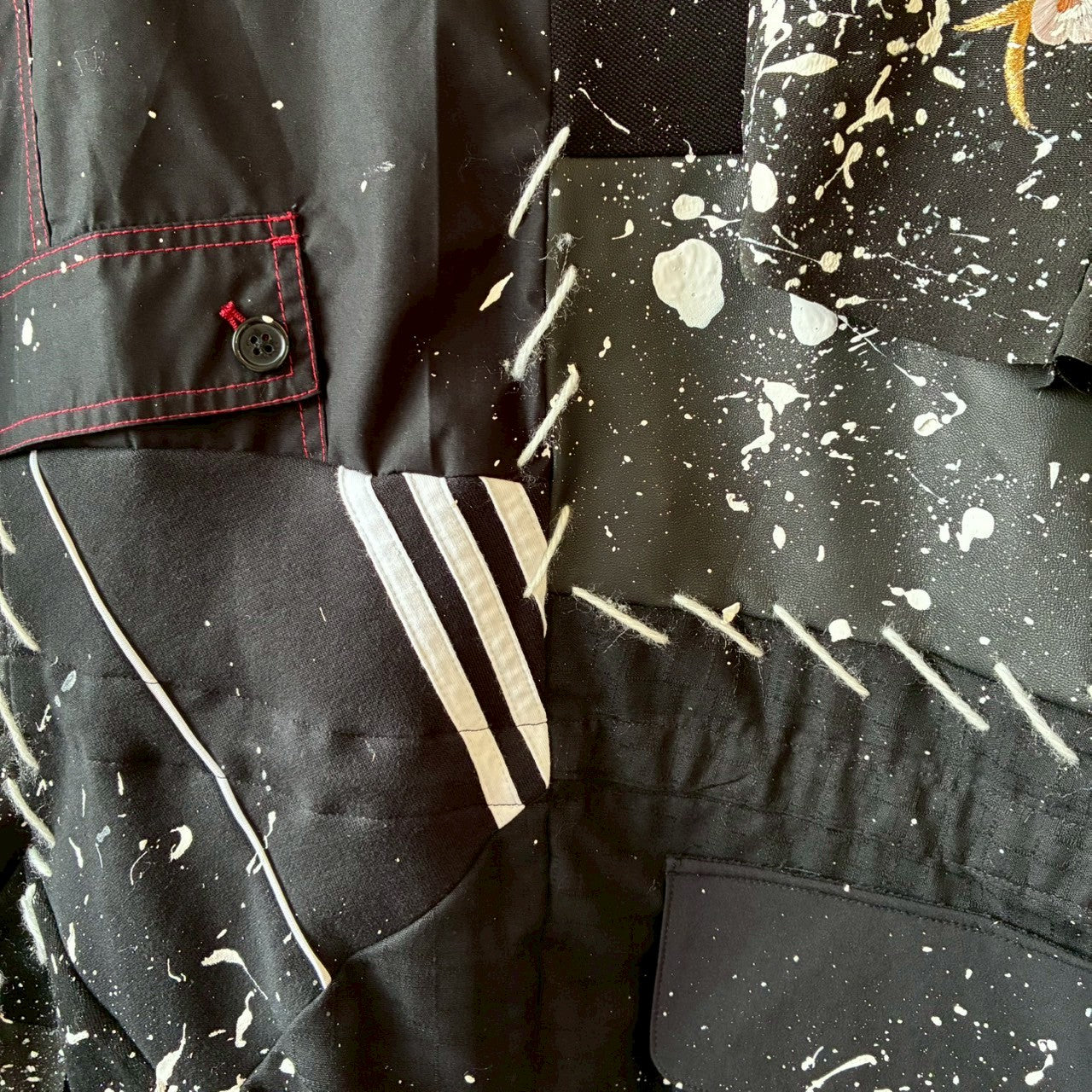 Zivun Kimono-Mix Reconstructed Mods Coat One-of-a-Kind Unisex Japanese Outerwear