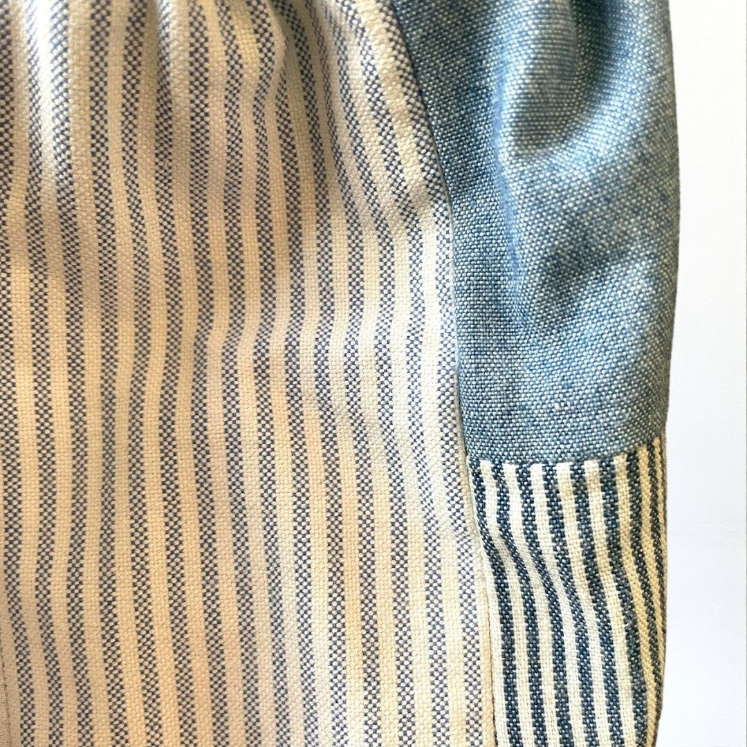 Patchwork Striped Bustier Top One-of-a-Kind