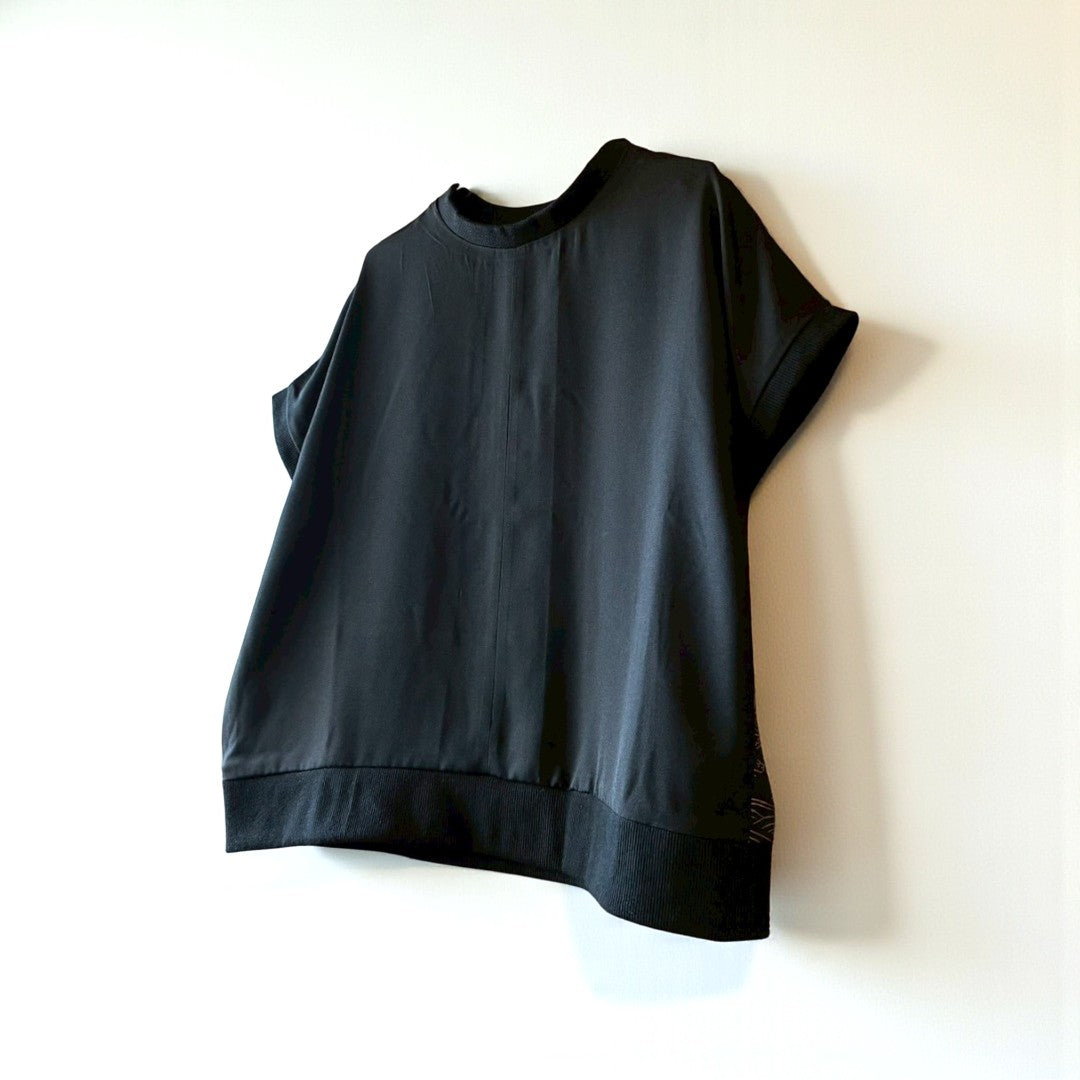 Remake Kimono Top Japanese Landscape from Kurotomesode