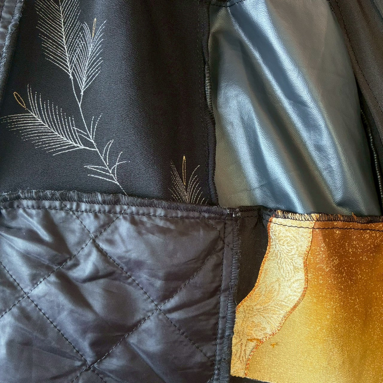 Kurotomesode × Vintage Upcycled Wide Pants Handmade Reconstructed One-of-a-Kind Unisex