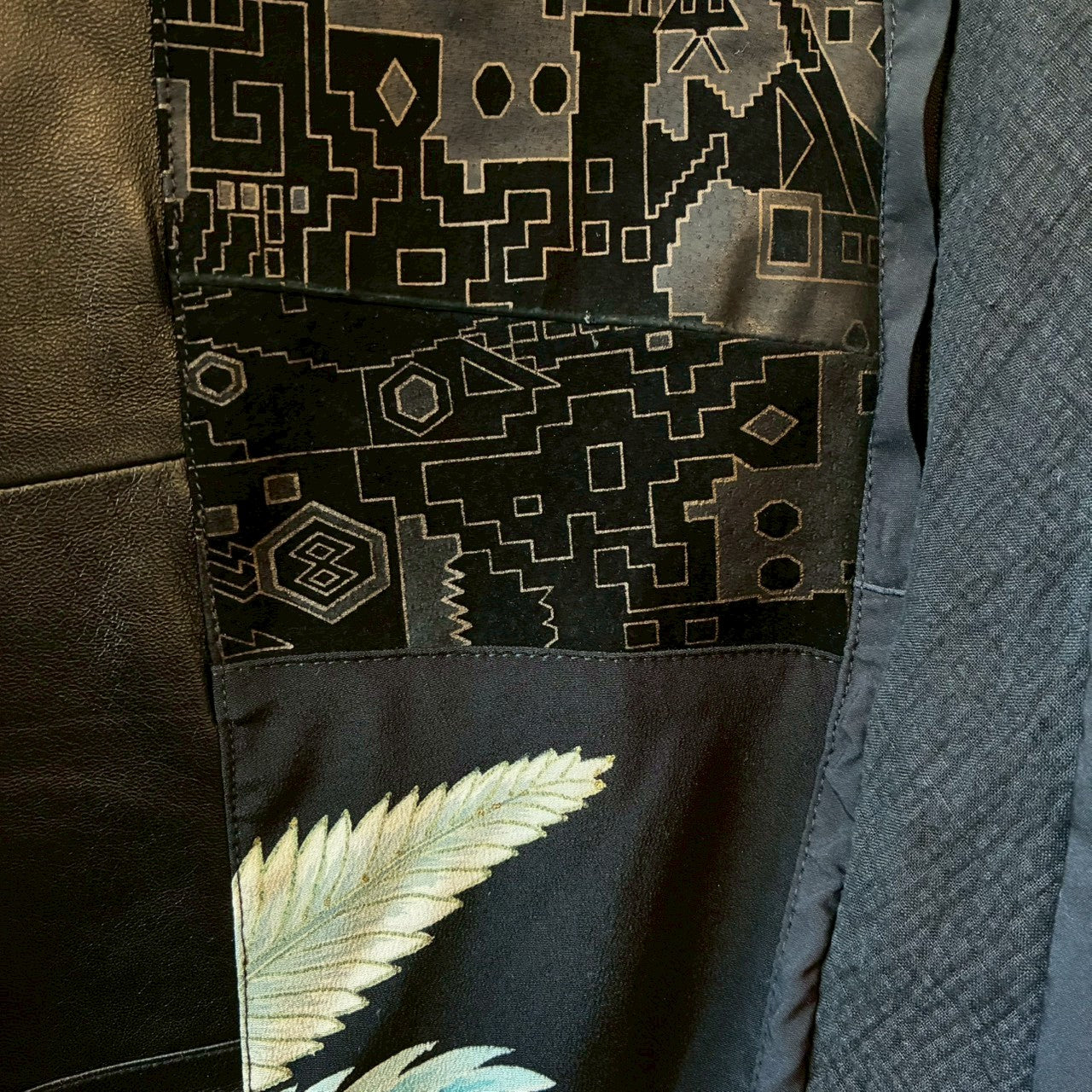 zivun by Kohashi Reconstructed Kimono Easy Pants | Wide Silhouette | Unisex | One-of-a-Kind | OLD FLIP