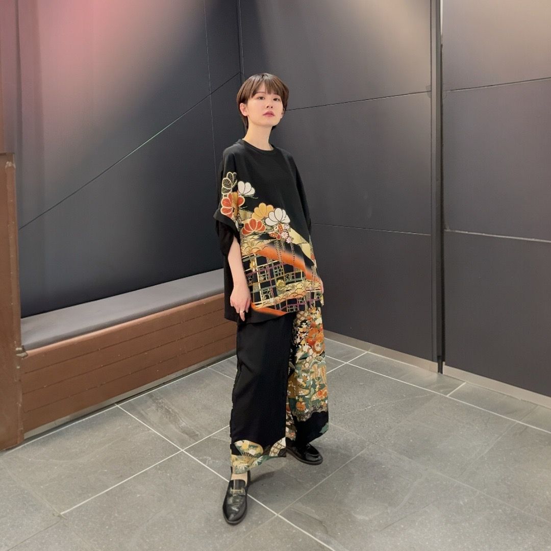 kimono easy pants 有明ガーデンrecollect店 着物 パンツ イージーパンツ リメイク remake kp0001