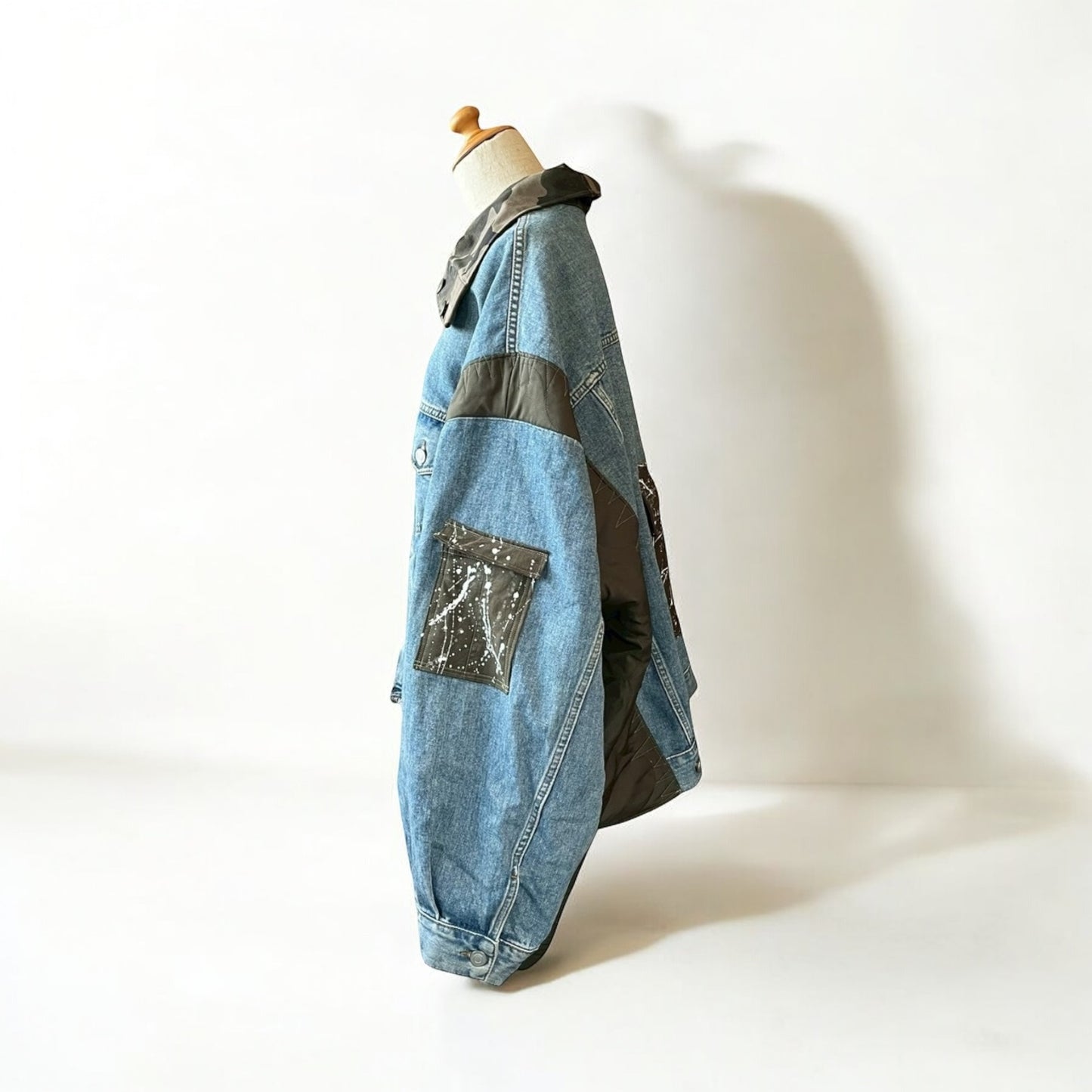 再構築denim jacket
