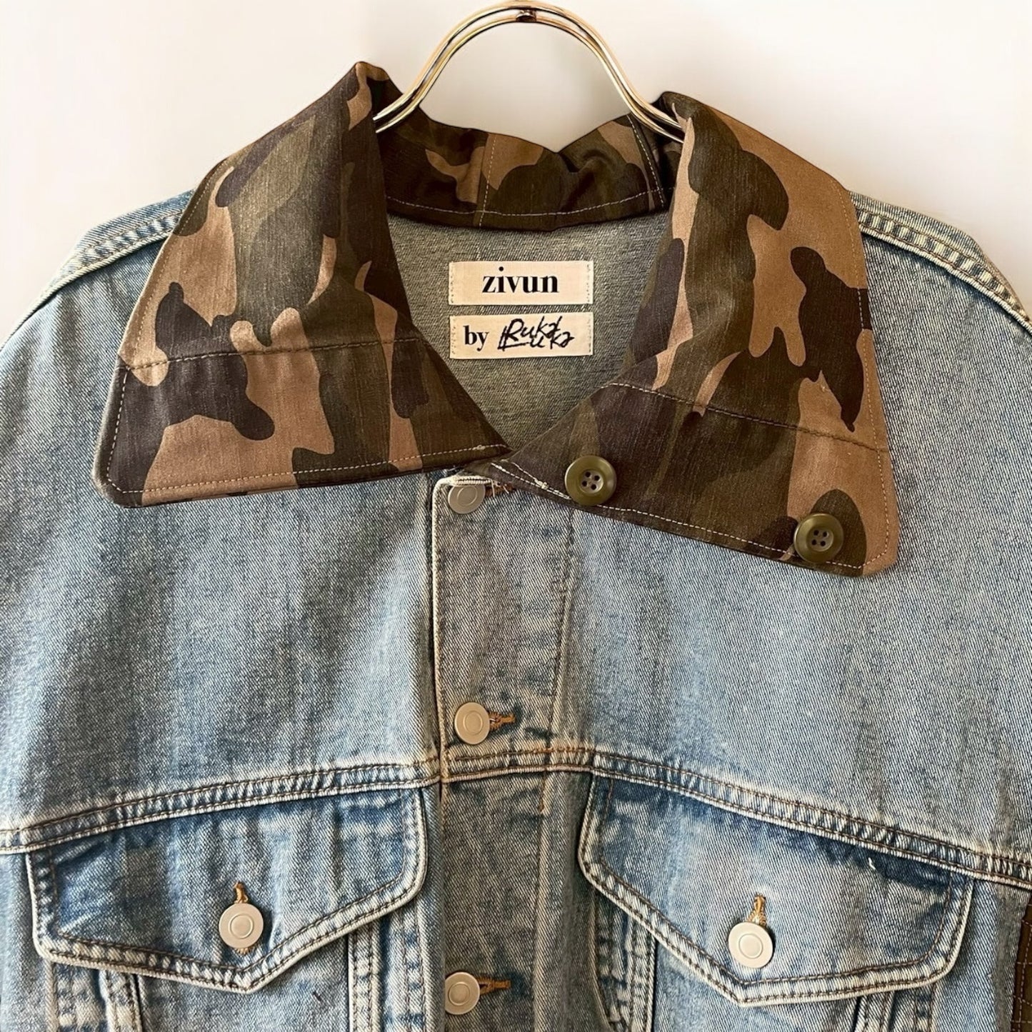 再構築denim jacket
