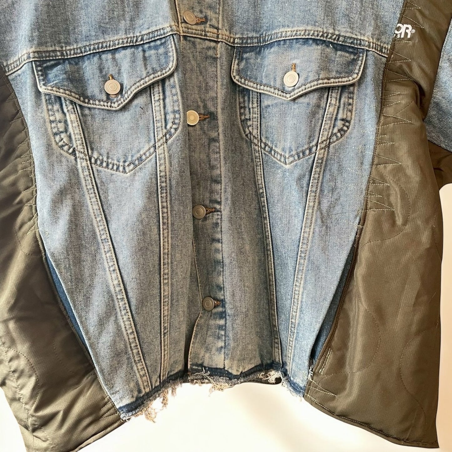 再構築denim jacket
