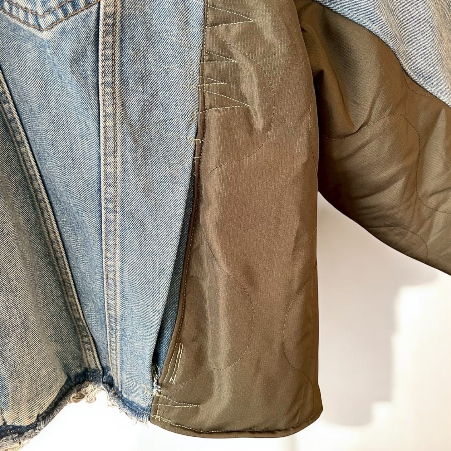 再構築denim jacket