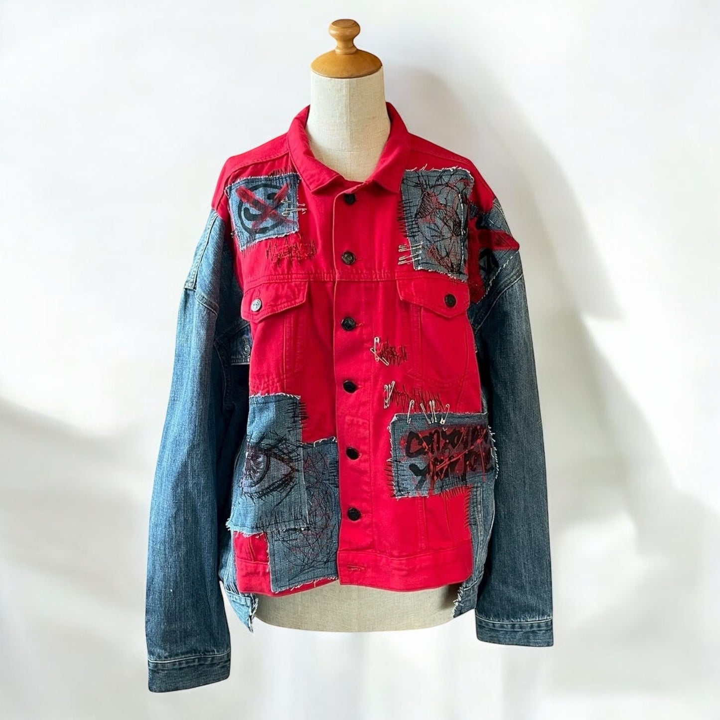 再構築denim jacket