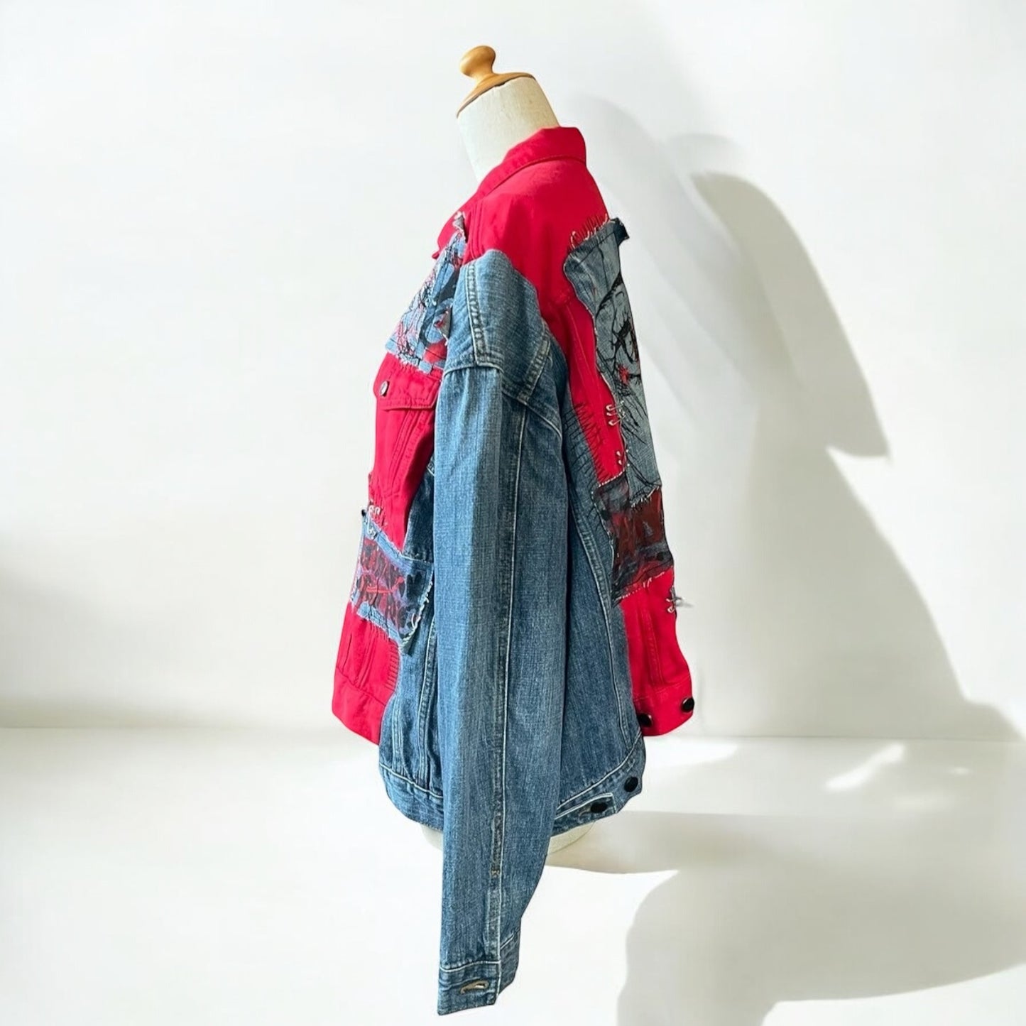 再構築denim jacket