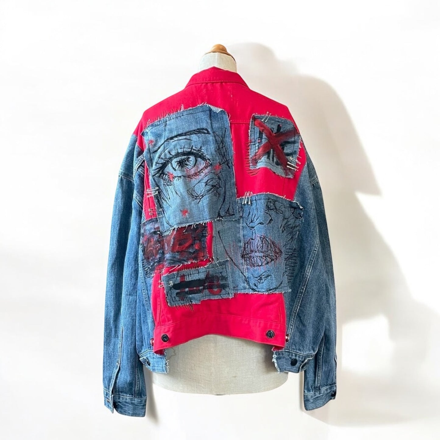 再構築denim jacket