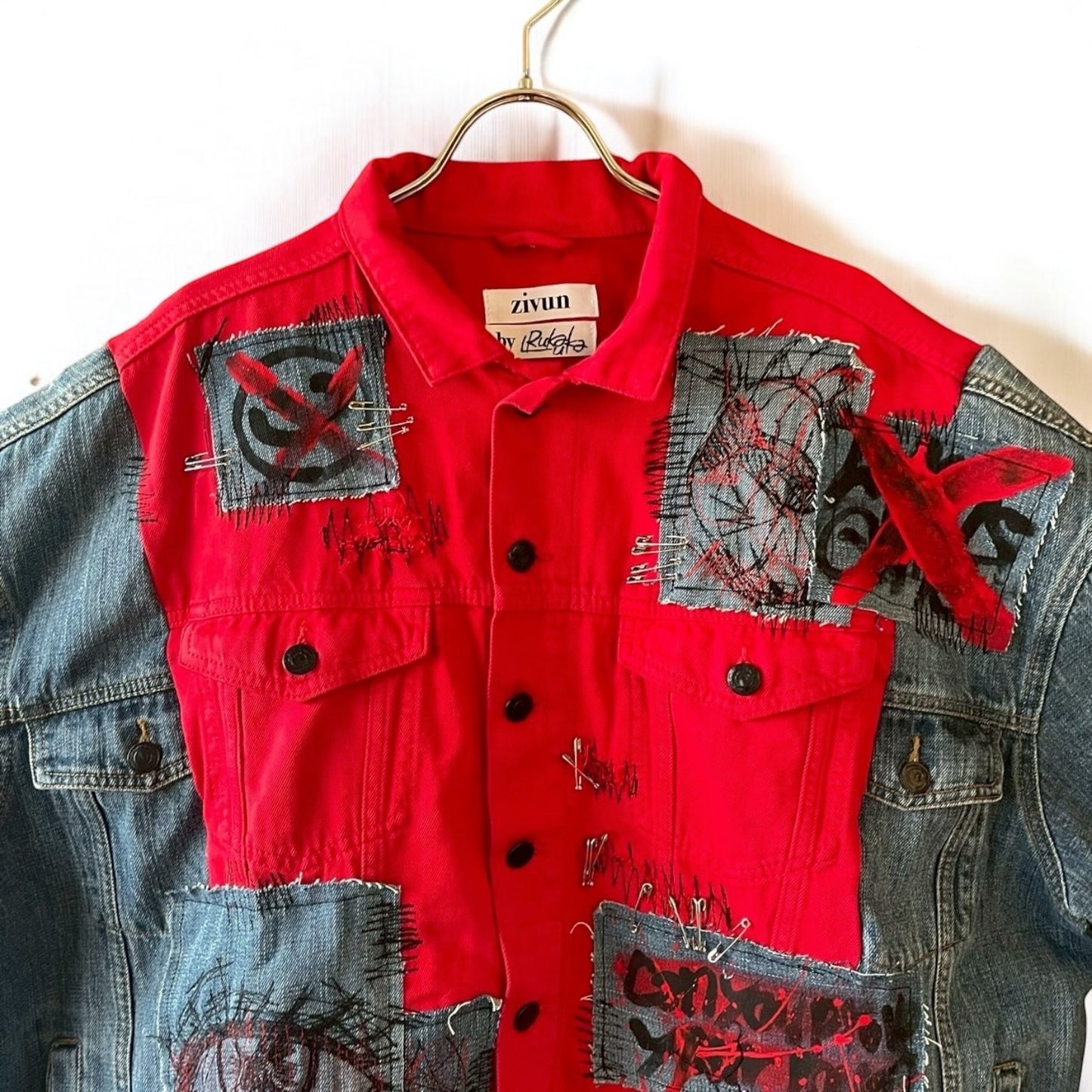 再構築denim jacket