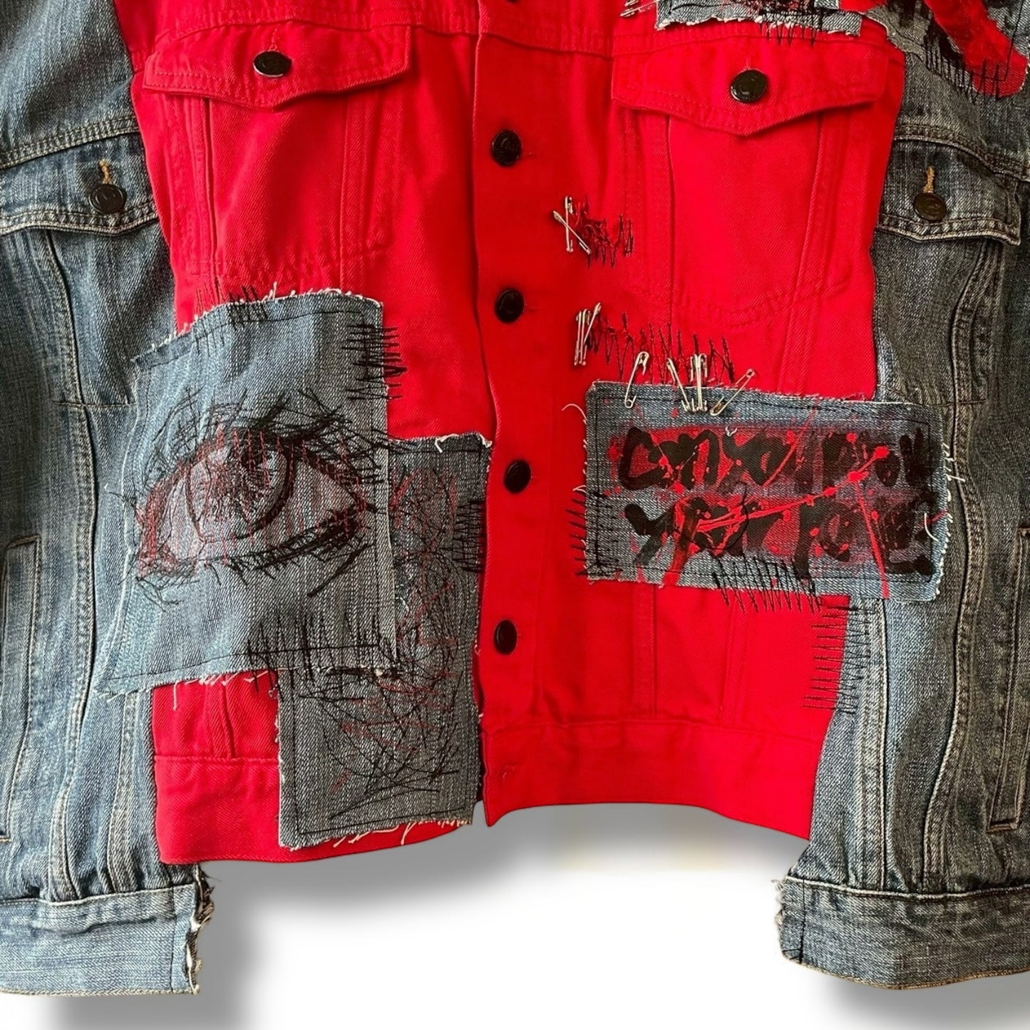 再構築denim jacket