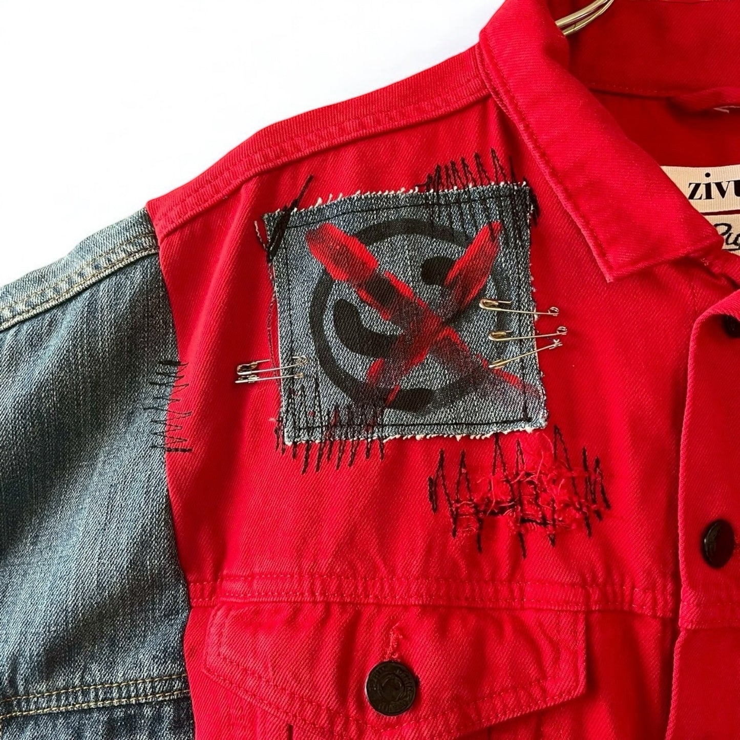 再構築denim jacket