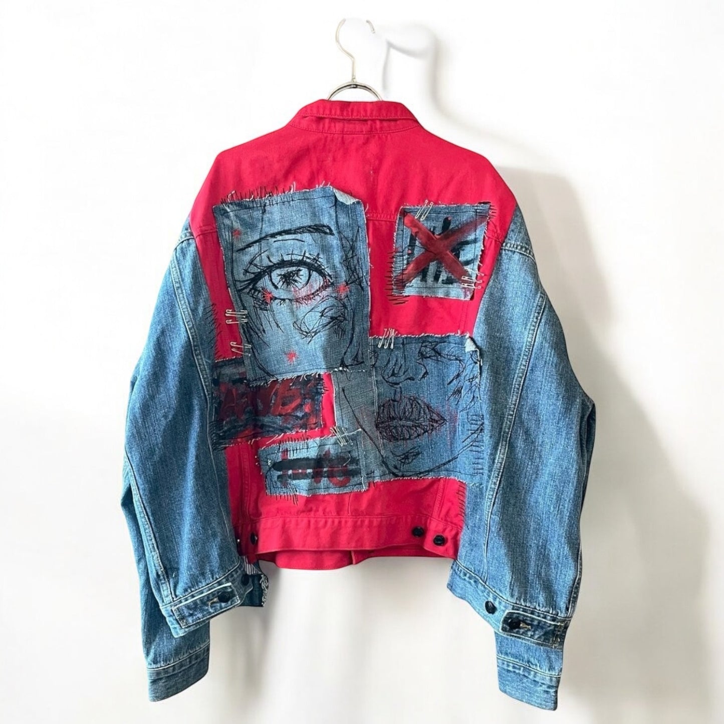再構築denim jacket