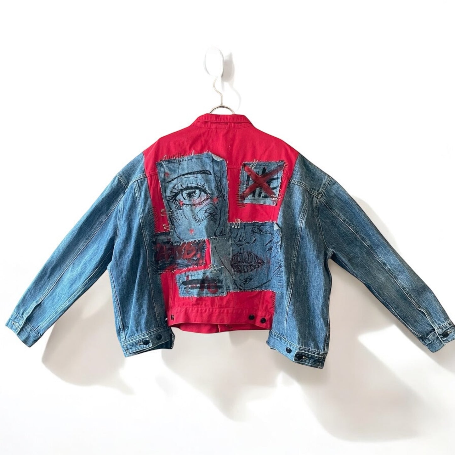 再構築denim jacket