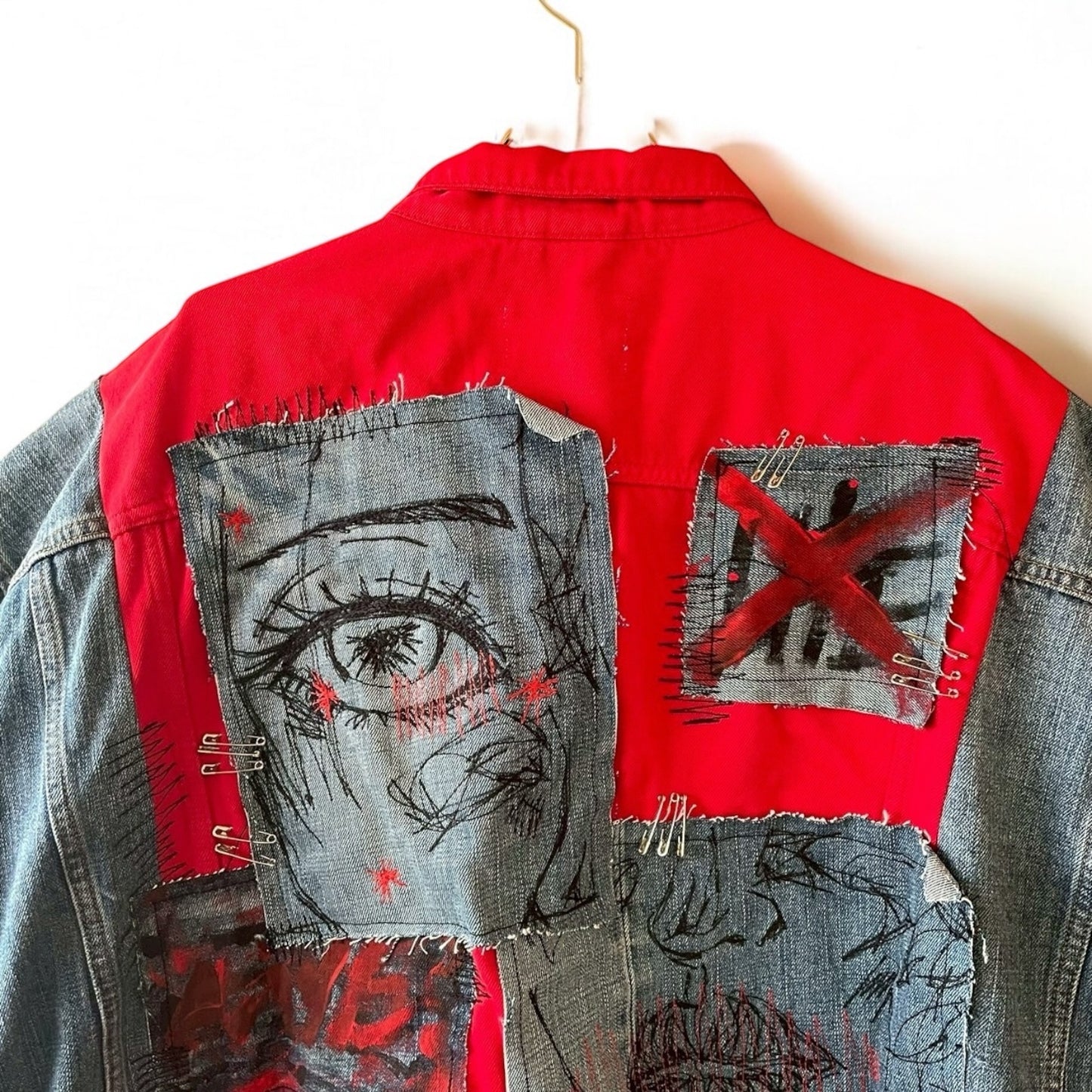 再構築denim jacket