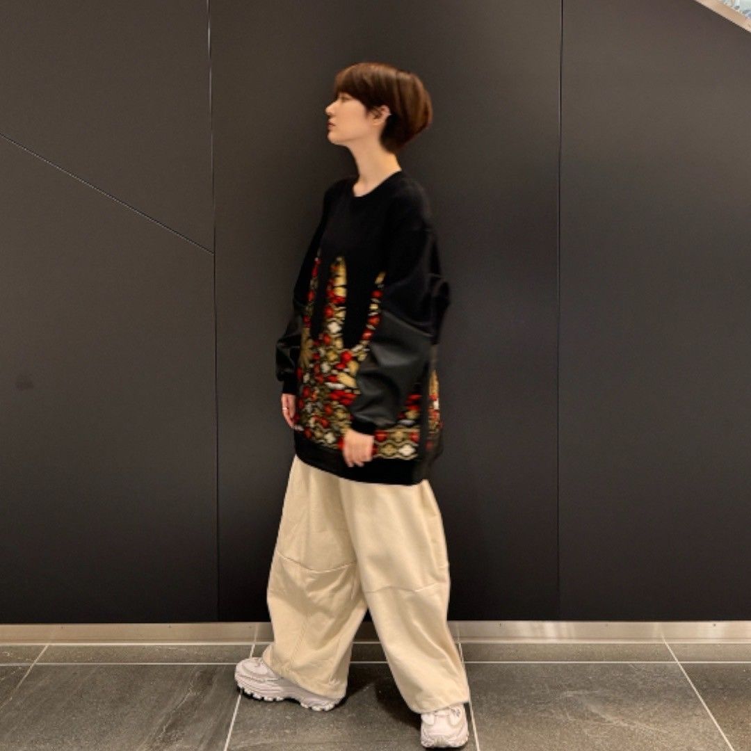 obi sweat 有明ガーデンrecollect店 スウェット トレーナー 着物 帯 再構築 リメイク remake kos0001