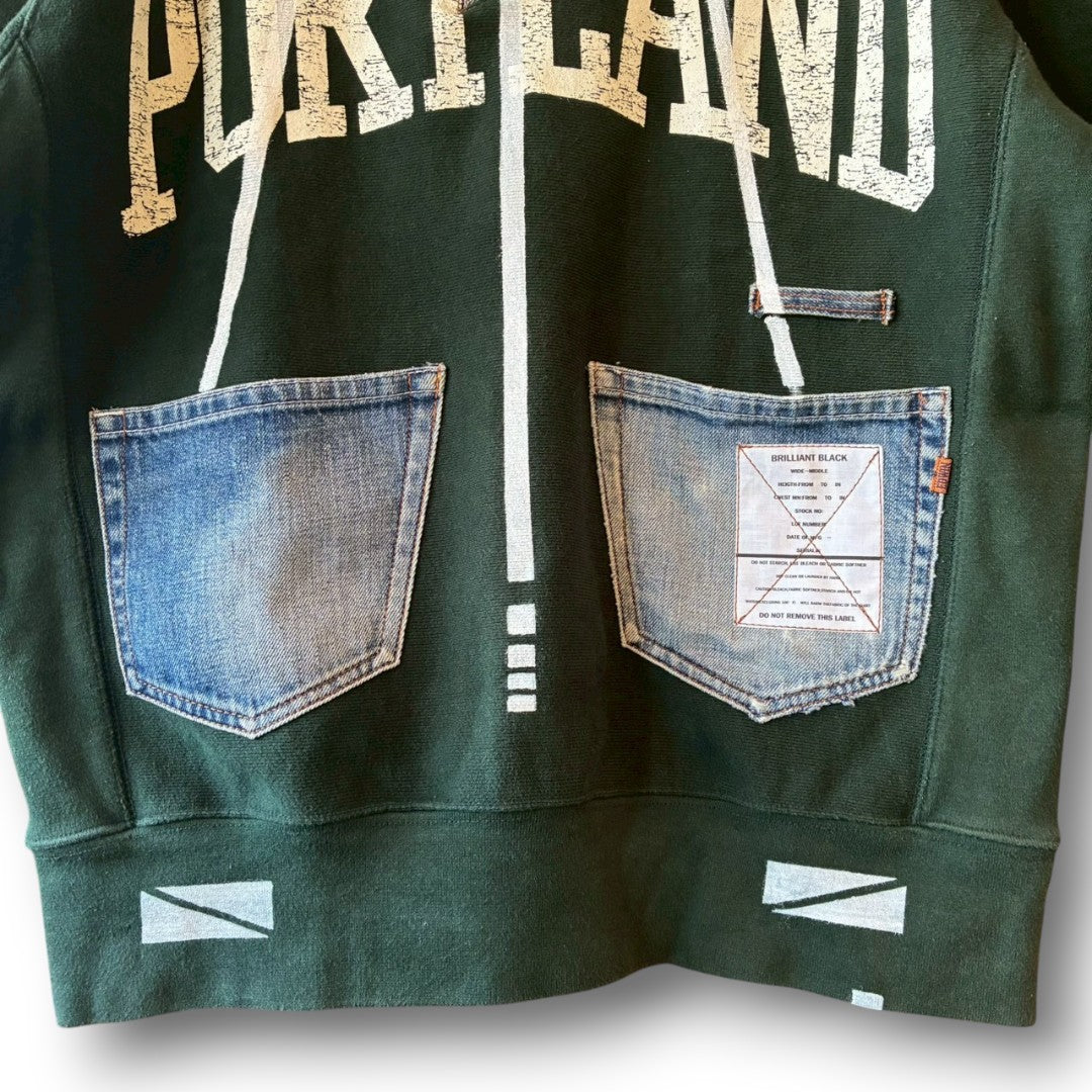 Remake Sweatshirt | Unisex Reconstructed Crewneck | One-of-a-Kind | OLD FLIP