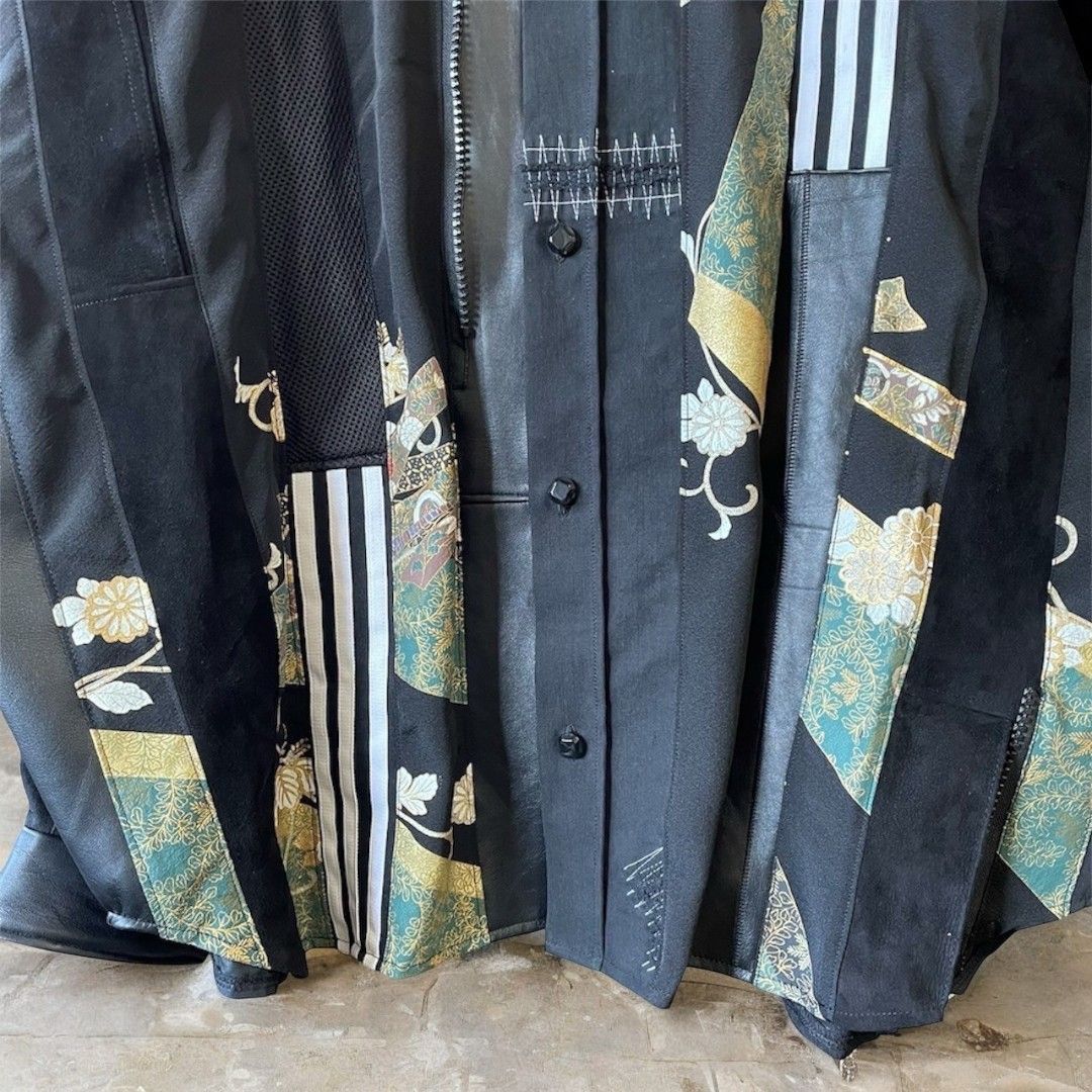 kimono rebuild shirt 有明ガーデンrecollect店 着物 シャツ オーバーサイズ 黒留袖 再構築 リメイク remake ks-0001