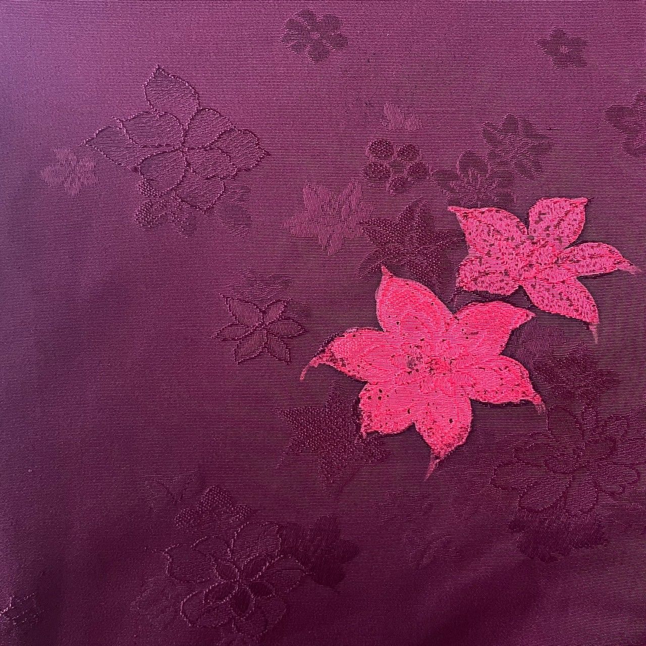 Hoodie Parka Kimono Obi Zip Women's Men's Oversized Remake Kimono Hoodie 2 Akane Color Recollect Ariake Garden Store