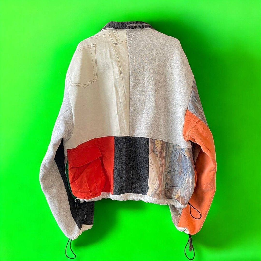 Graffiti Patchwork Bomber Ariake Garden Recollect Store Jacket Remake Setup Remake Reconstruction Oversized G-Jean GPB0002
