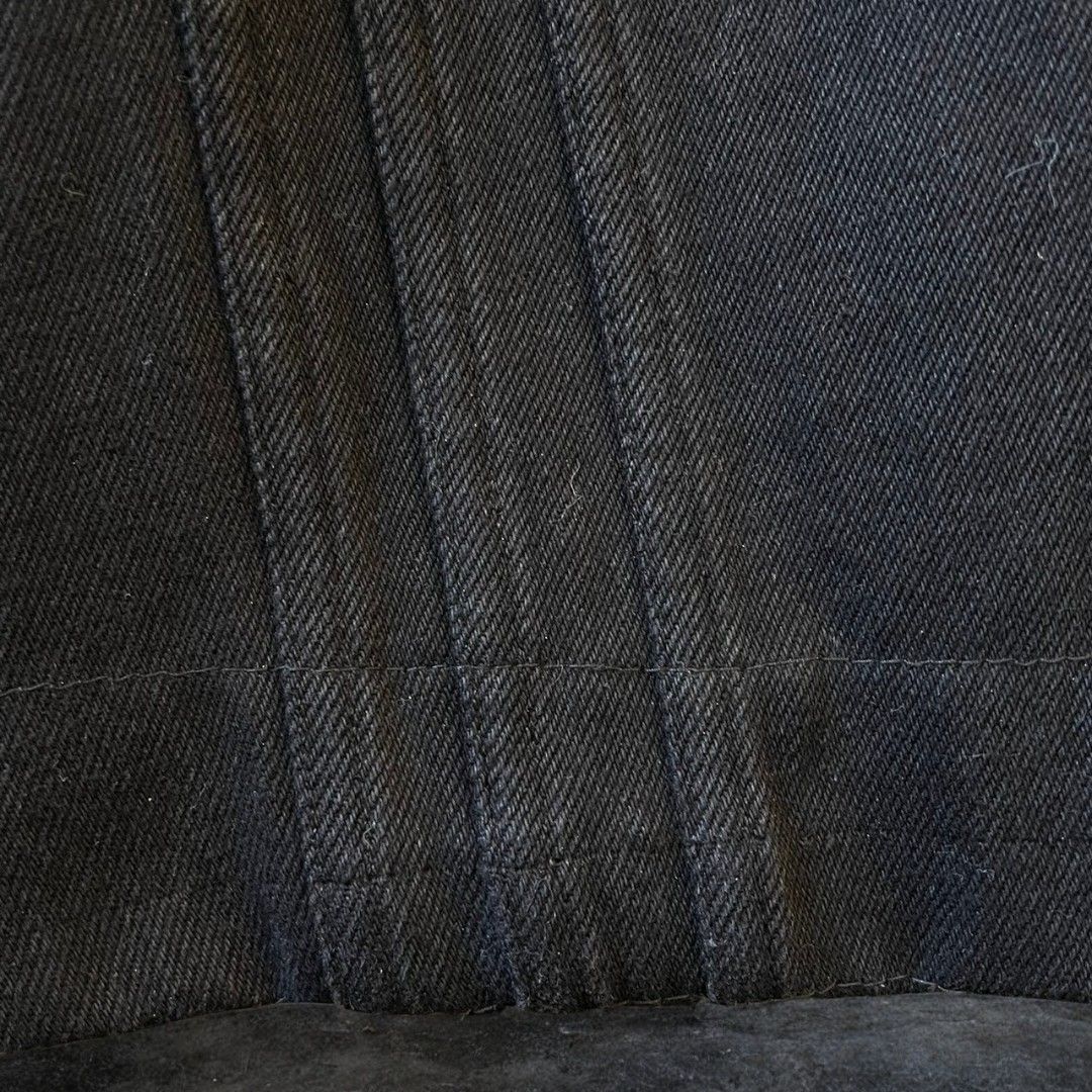 Leather coat, long coat, women's, men's, unisex, reconstructed, remade, denim, distressed, obi, paint, Ao Miyasaka recollect Ariake Garden store