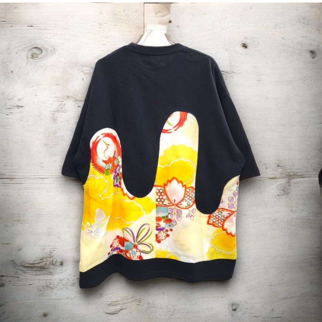 namiuchi kimono T-shirt Ariake Garden Recollect store Kimono T-shirt Remake Reconstruction Oversized knt0006