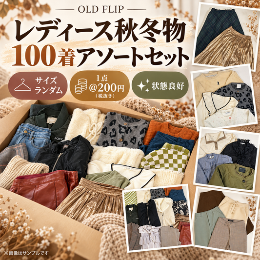 Ladies Assortment Autumn/Winter Item Mix 100-piece Set Lucky Bag Purchase Large Assortment