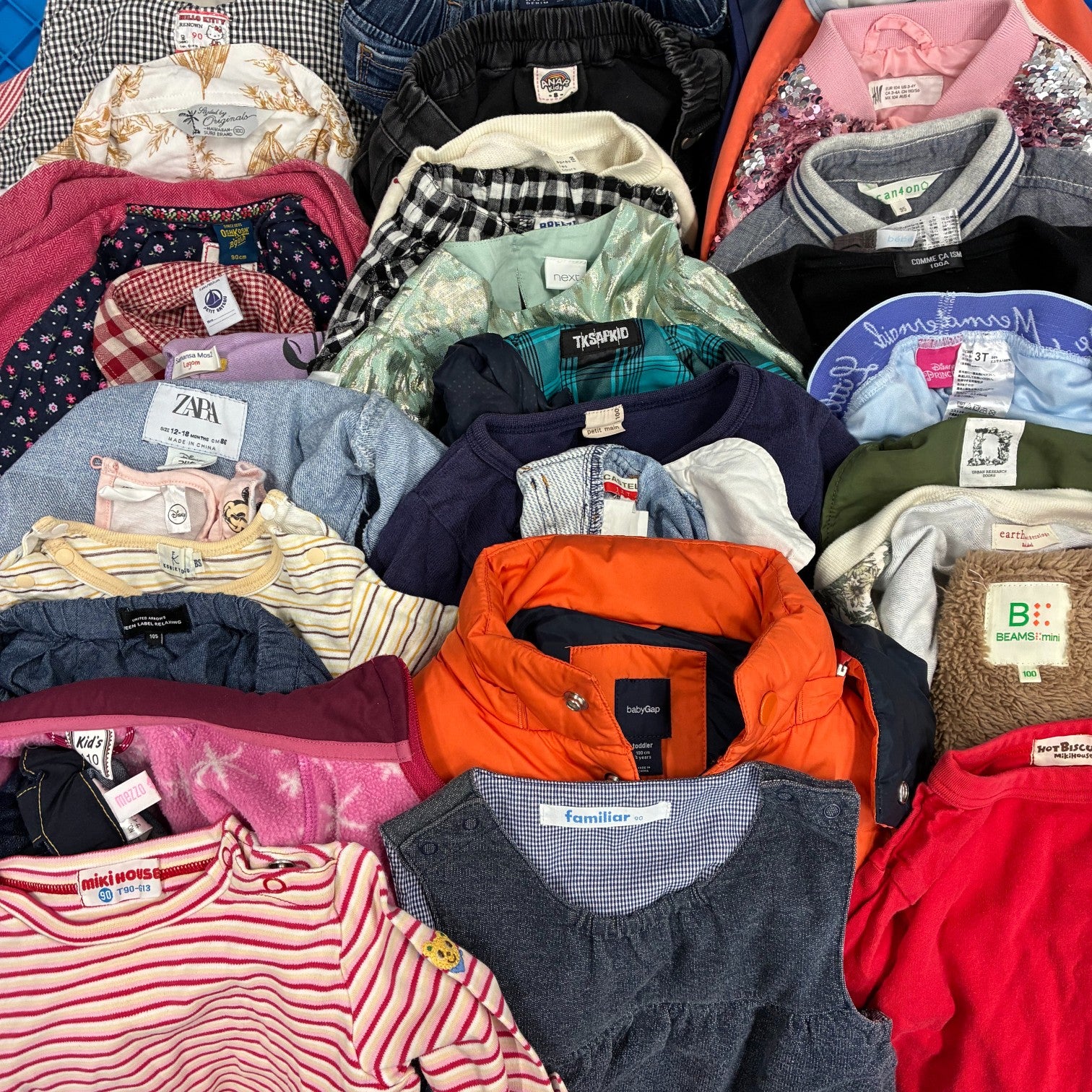 ブランドベビー服アソート100点セット 新生児〜100サイズ対応 業販向け