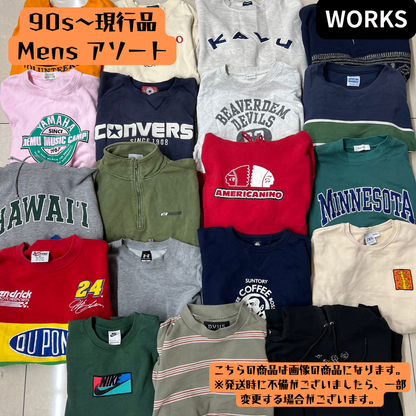 90s〜現行 AW メンズ スウェット・デザインニット アソート 31点まとめ売り｜業販向け