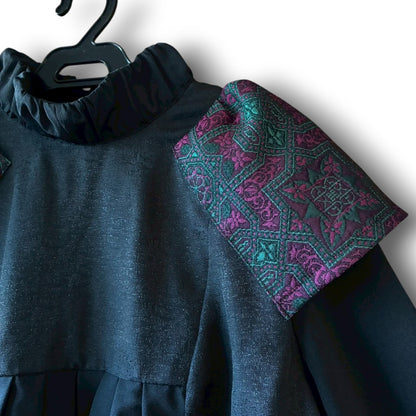 roi Reconstructed Kids Dress | Remade Childrenswear | One-of-a-Kind | OLD FLIP